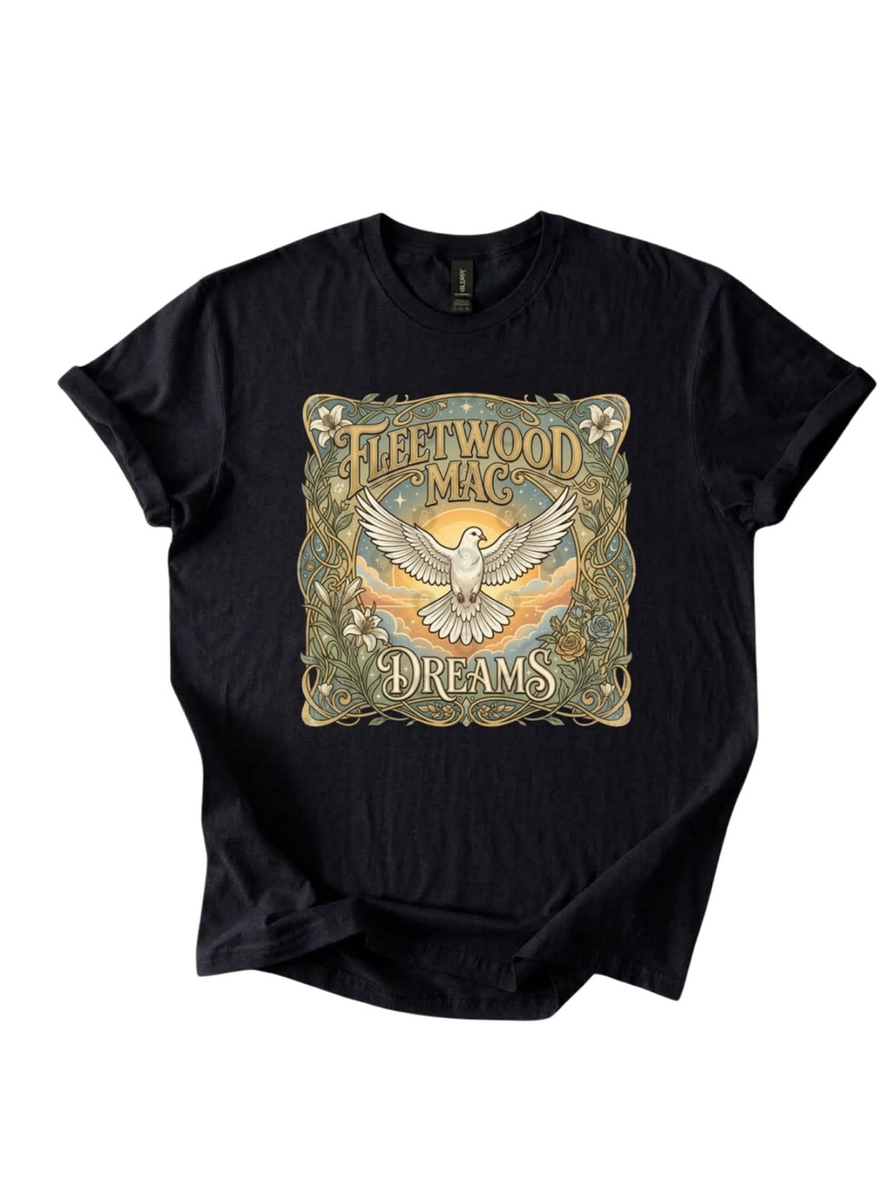Gildan Fleetwood Mac 'Dreams' Graphic Tee - Black